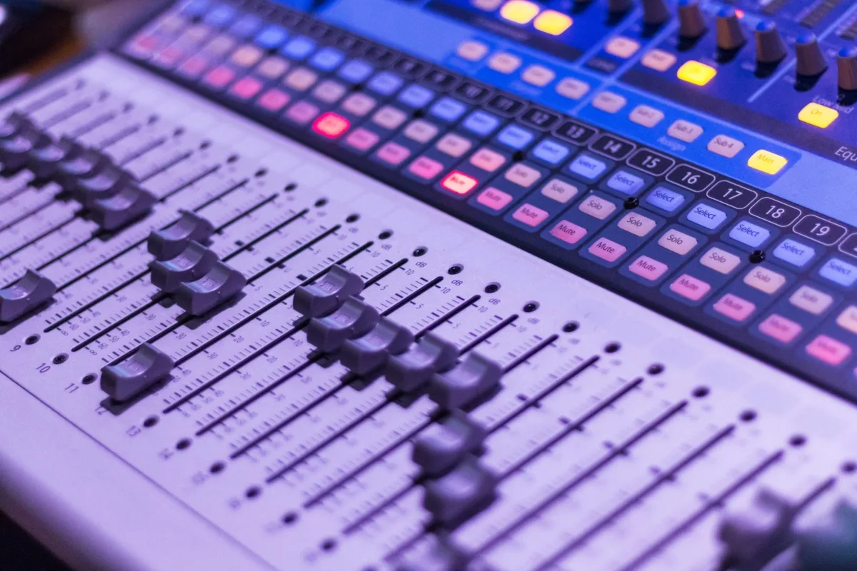 Console de mixage audio